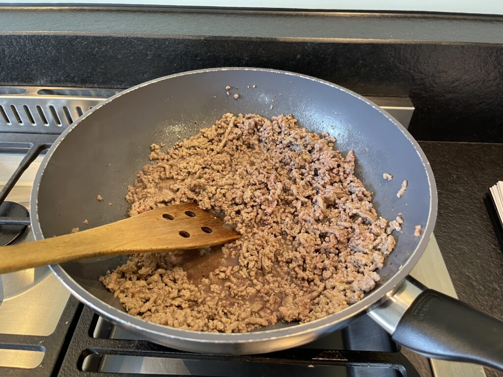 pasta met 2 sausen in stoomoven